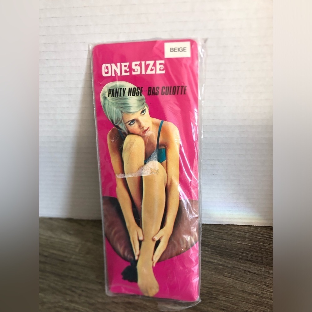 1970s NOS Beige Panty Hose
